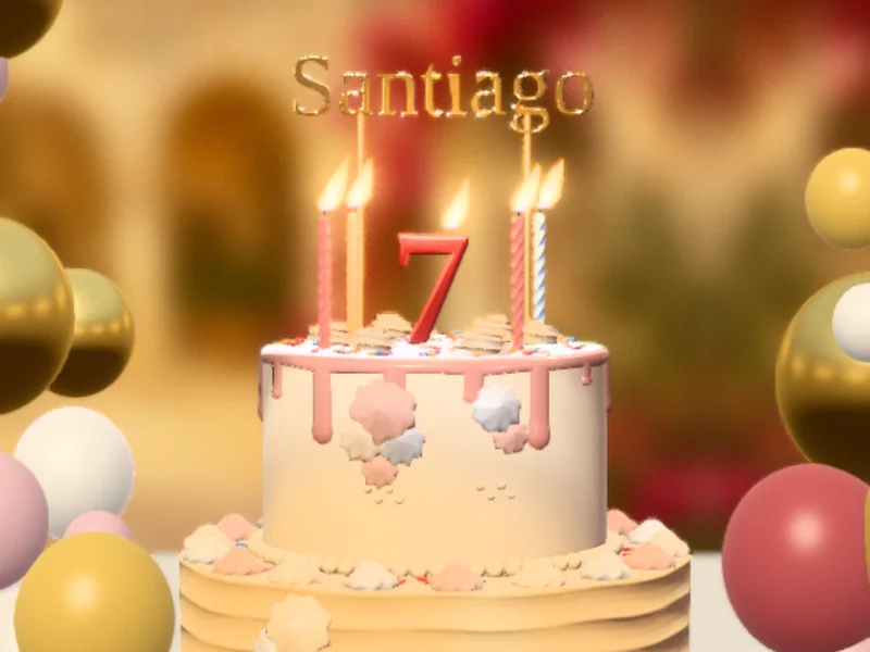 Apertura Pastel en 3D